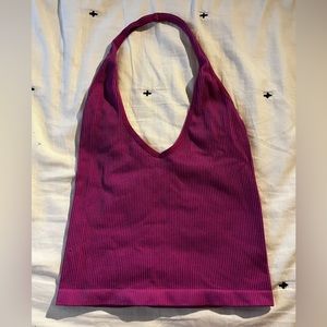 small violet urban outfitters out from under halter top